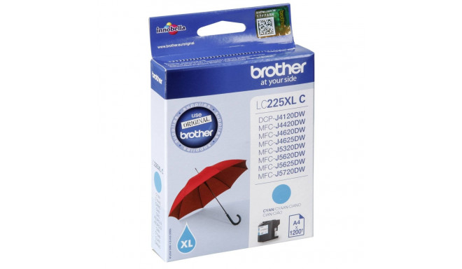 Brother Ink LC 225XL Cyan 1,2k (LC225XLC)