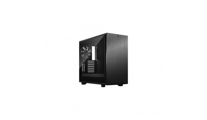Define 7 Black TG Clear Tint ATX