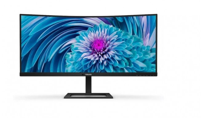 Monitor 346E2CUAE 34 inch VA Curved HDMI DP USB-C, height adjustment