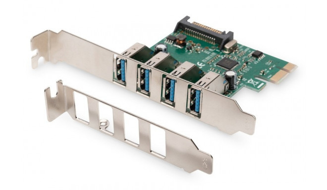 Add-On PCI Express Card USB 3.0 4xUSB 3.0, Chipset: VL805