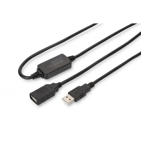 Active USB 2.0 Extension Cable, 15 Meters