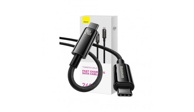 Baseus USB-kaabel USB-C - USB-C 2 m must (CAWJ040101)