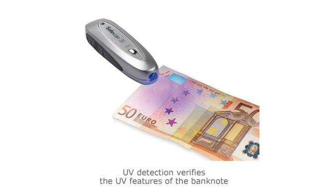 SAFESCAN | 35 | Grey | Suitable for Banknotes, ID documents | Number of detection points 3