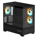 Case|GIGABYTE|C201 PANORAMIC|MidiTower|Case product features Rackmountable/Removeable HDD basket/Tra