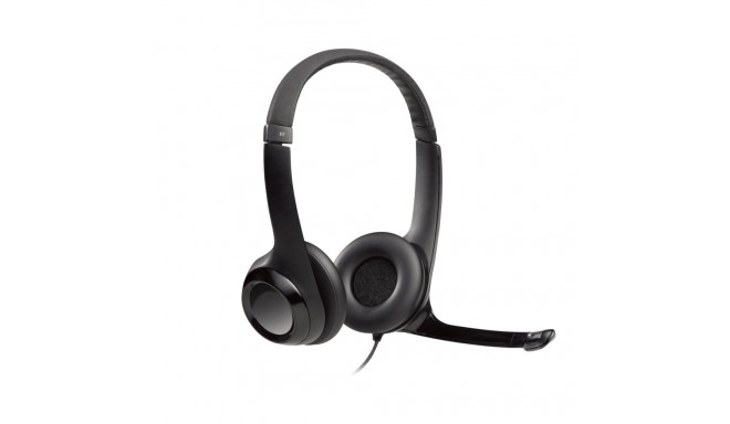 Kõrvaklapid Logitech H390, must