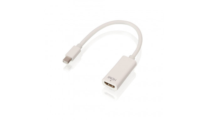 Üleminek Mini DisplayPort (M) - HDMI (F), 4K@30Hz Passive 0.15m, valge
