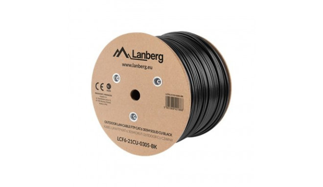 LANBERG LCF6-21CU-0305-BK Lanberg FTP stranded cable CU OUTDOOR, cat. 6, 305m, Black
