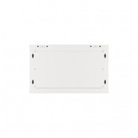 LANBERG Wall mount cabinet 19inch 12U 600x450 steel doors grey flat pack