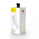 Seina kiirlaadija 24W USB QC3.0, valge