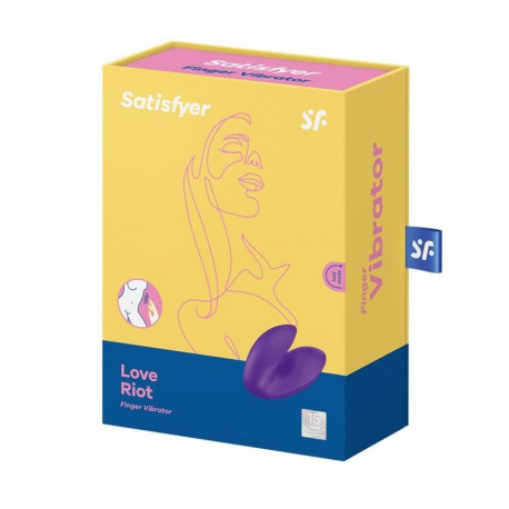 Satisfyer sõrmvibrataator Love Riot, lilla