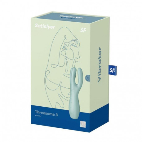 Satisfyer vibraator Threesome 3, roheline