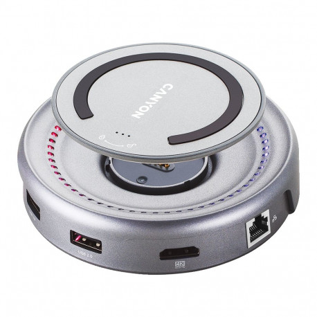 CANYON hub DS-7 7in1 USB-C Wireless Space Grey