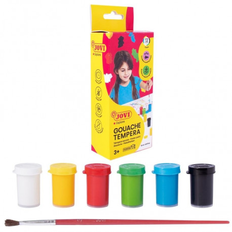 JOVI guašš, 6 värvi, a' 15 ml