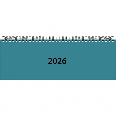 Desk calendar Classic 00300/40426 plastic covers blue