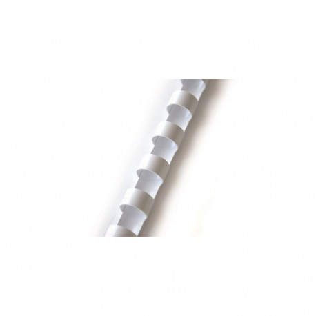 Binding combs Forpus 8 mm, (100 pcs.), white