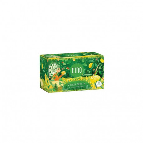 ETNO Green tea with lemon and ginkgo 40g (2gx20 pcs.)