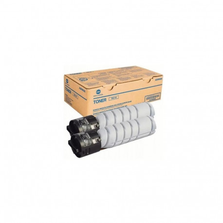 Konica Minolta TN118 (TN-118; A3VW050/A3VW051) Double pack Toner Cartridge, Black