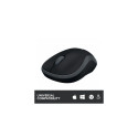 Logitech M185 Wireless Mouse, RF Wireless, 1000 DPI, Black/Grey