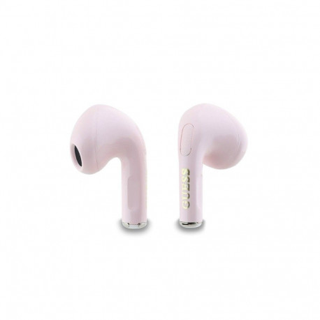 Guess Classic Logo Charm TWS Wireless Earphones Pink