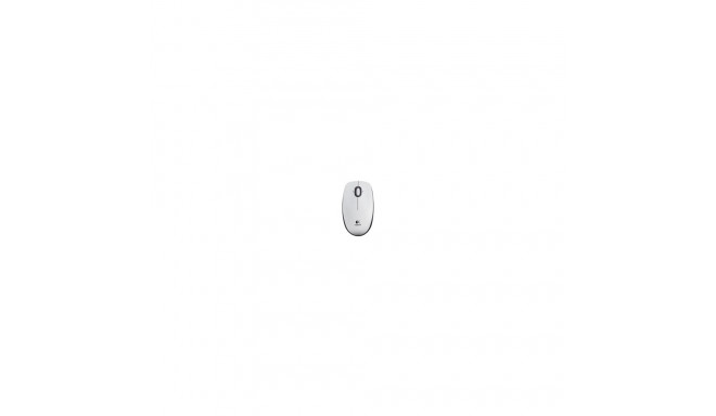 Logitech mouse LOGI B100 USB, white OEM