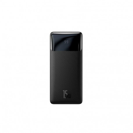 Baseus Bipow powerbank with display 10000mAh 15W black (Overseas Edition) + USB-A - Micro USB 0.25m 