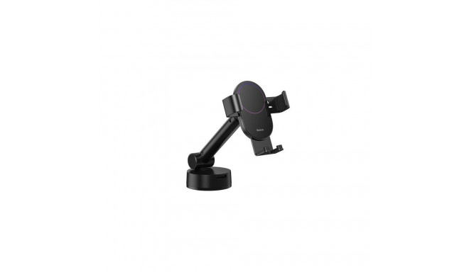 Baseus Gravity Car Mount Dashboard Windshield Phone Bracket Holder Black