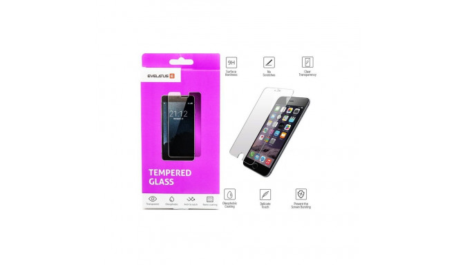 Evelatus Samsung Galaxy S6 EdgeGoldTempered glass