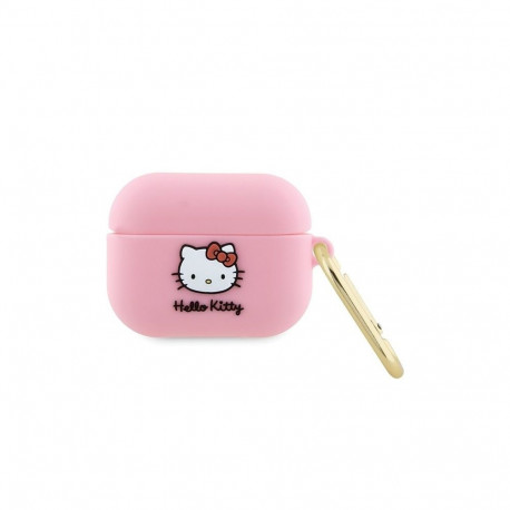 Hello Kitty Hello Kitty Silicone 3D Kitty Head case for AirPods Pro - pink