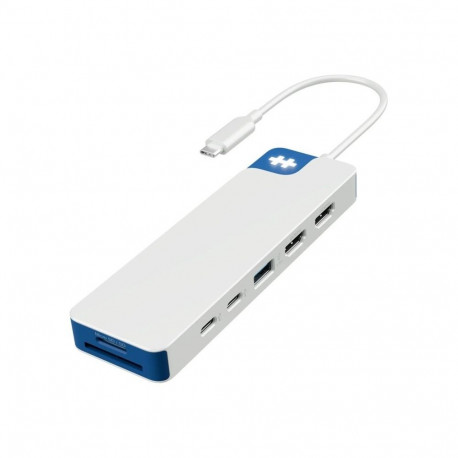 HYPER Drive Flex 9 Port Dual 4K HDMI USB-C Hub, Blue |