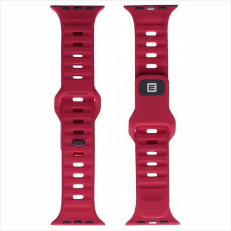 Evelatus Evelatus Watch 42/44/45 Sport Silicone Loop Dark Red