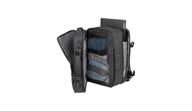 Natec Laptop Backpack Camel Pro 17.3, Black