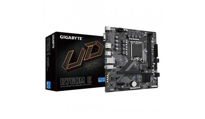 Gigabyte Mainboard||Intel B760 Express|LGA1700|Micro-ATX|Memory DDR5|Memory slots 2|B760ME1.0