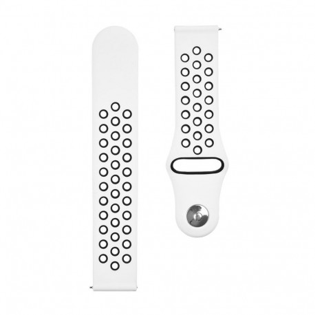 Tactical kellarihm 20mm Double Silicone, valge, must