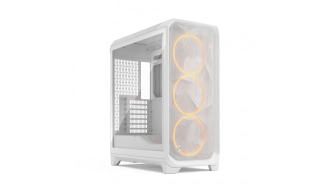Fractal Design Meshify 3 | White RGB TG Clear Tint | Mid-Tower | Power supply included No | ATX