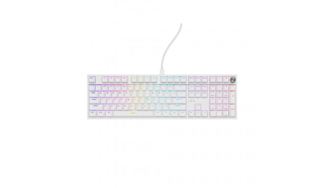 Genesis Thor 404 | Mechanical Gaming Keyboard | Wired | US | White | USB | Outemu Peach Silent