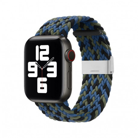 iLike kellarihm Apple Watch 38/40/41mm Braided Fabric, sinine