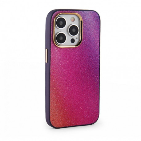 iLike Apple iPhone 14 Pro Max Print Desire Customized Diamonds Case Purple