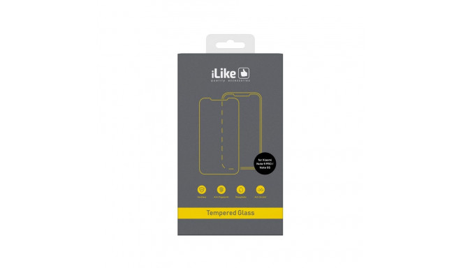 iLike kaitseklaas Xiaomi Redmi Note 9 Pro/9s 0.33 Flat Clear Glass