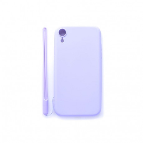 Evelatus case with strap Apple iPhone XR Soft Touch Silicone, purple