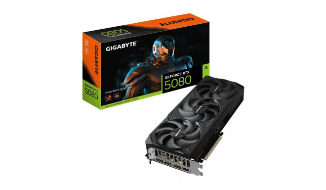 Gigabyte Graphics Card||NVIDIA GeForce RTX 5080|16 GB|GDDR7|256 bit|PCIE 5.0 16x|GPU 2670 MHz|Triple