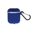 GreenGo Apple AirPods Silicone Case with Hook Dark Blue