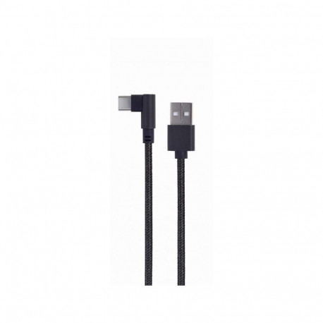 Gembird CABLE USB2 TO USB-C ANGLED/CC-USB2-AMCML-0.2M