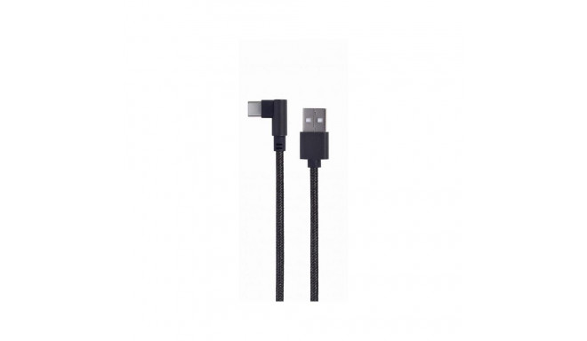 Gembird CABLE USB2 TO USB-C ANGLED/CC-USB2-AMCML-0.2M