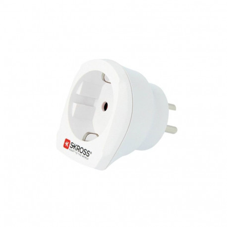 Skross Travel adapter CA EU to DEN - Europe to Denmark White