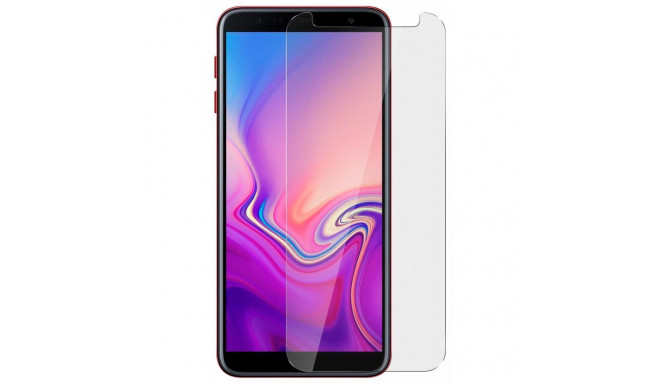 Evelatus Samsung Galaxy J4 Plus 0.33 Flat Clear Glass Japan Glue Anti-Static