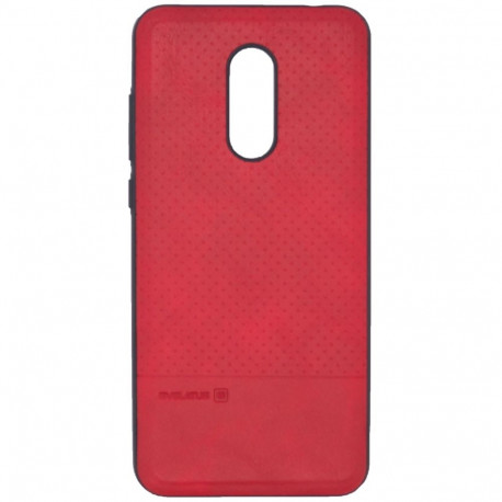 Evelatus case Xiaomi Redmi 5 Plus TPU 1 Metal Plate, red