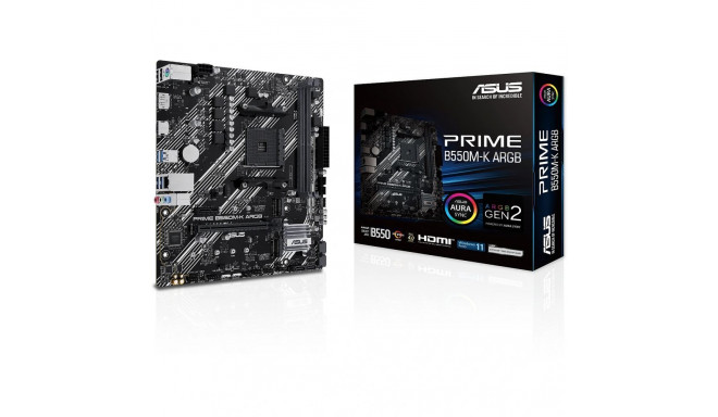 Asus MB AMD B550 SAM4 MATX/PRIME B550M-K ARGB