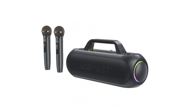 Acefast Acefast K1 Wireless Karaoke Speaker with 2 Microphones - Black
