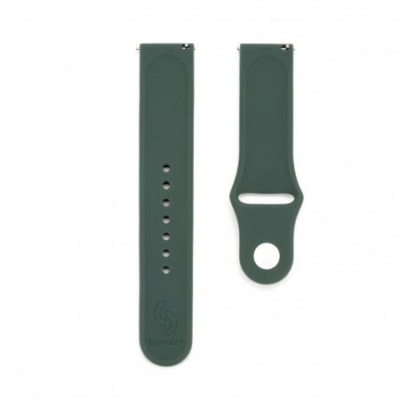 Connect 22mm Silicone Loop Watch Strap (S/M 110mm) Olive