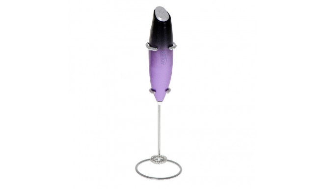 Adler Milk frother with a stand AD 4499 Black/Purple
